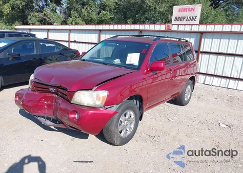 2007 Toyota Highlander V6 из США, поврежденный, VIN JTEGP21A470144931